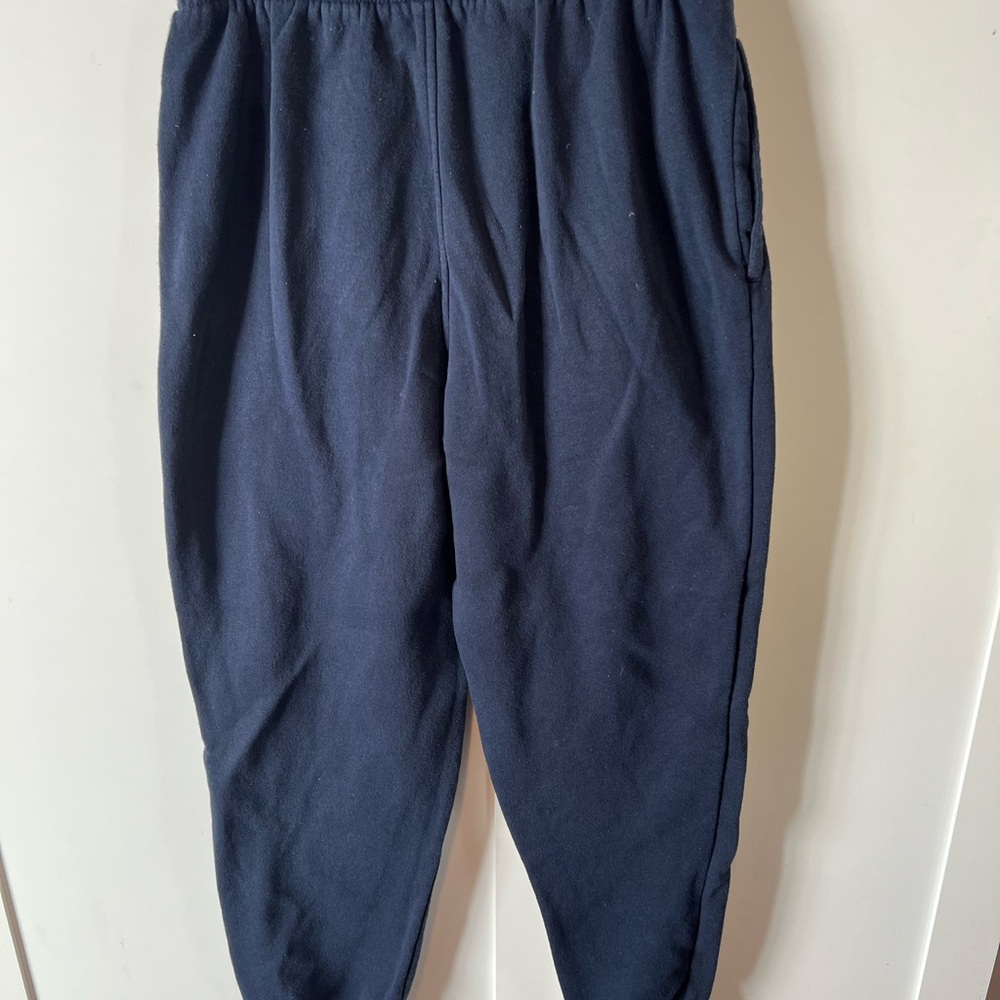 Champion Kids Dark Blue Joggers. Size Large.